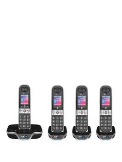 Bt 8600 Quad Landline Telephone Pack With Answer Machine And Advanced Callblocker